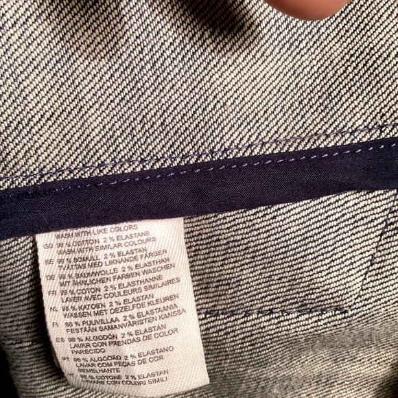 Stella McCartney x HM Blue Cotton Structured Denim Jean Jacket Casual Style 42 - Picture 5 of 5